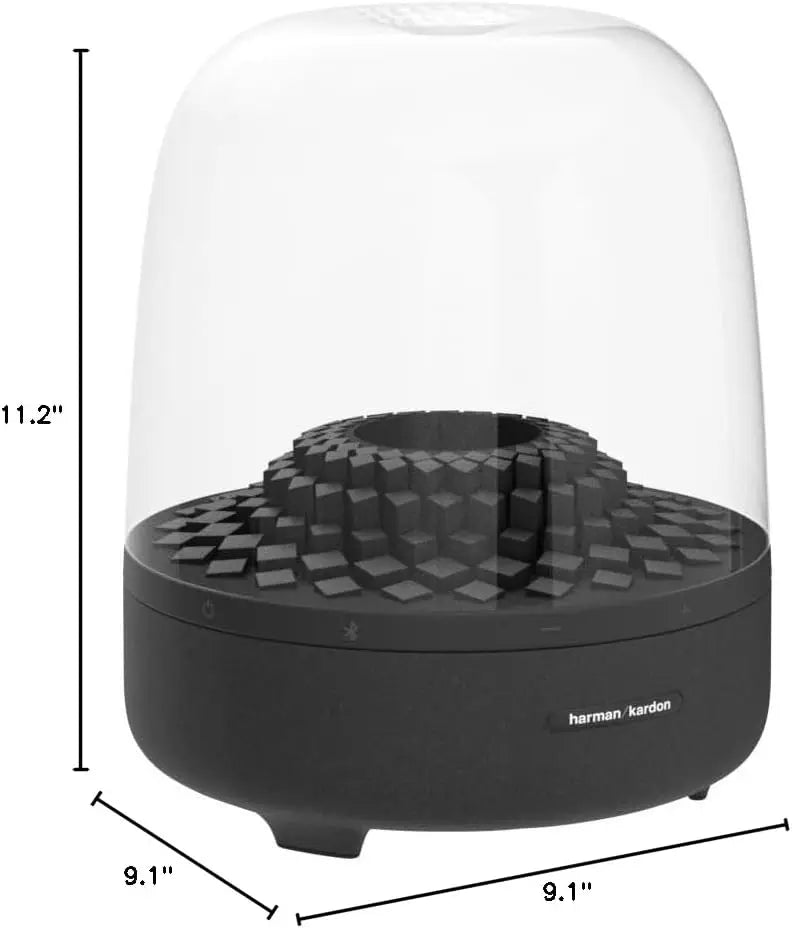 Harman Kardon Aura 4 Bluetooth Speaker Surround Sound Subwoofer 360 Degree LED RGB Ambilight Effect Wireless AC Plastic Cabinet