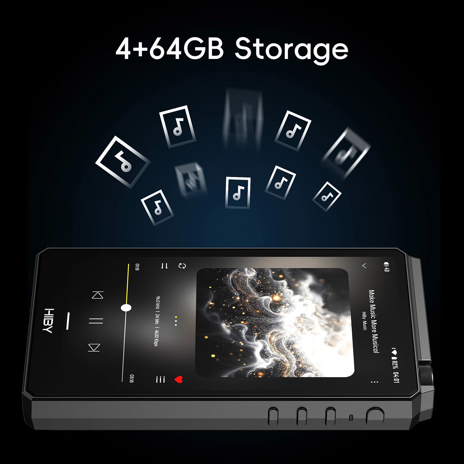 HiBy R6III 2025 / R6 Gen 3 Android 12 Music Player MP3 USB DAC HIFI WiFi Bluetooth 5.0 CS43198 *4 MQA16x DSD512 PCM768 4500mAh