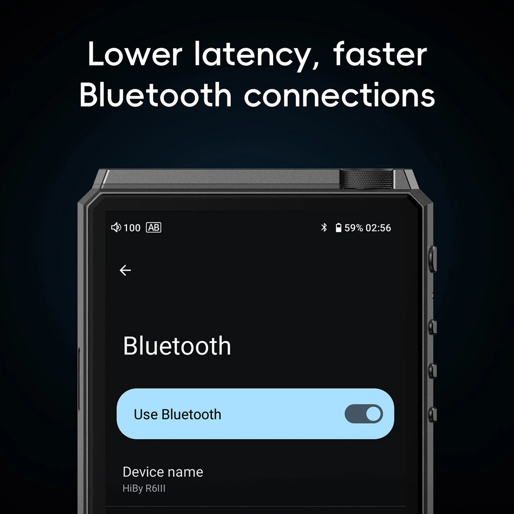 HiBy R6III 2025 / R6 Gen 3 Android 12 Music Player MP3 USB DAC HIFI WiFi Bluetooth 5.0 CS43198 *4 MQA16x DSD512 PCM768 4500mAh
