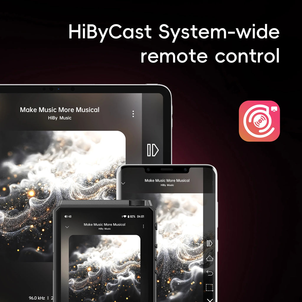 HiBy R6III 2025 / R6 Gen 3 Android 12 Music Player MP3 USB DAC HIFI WiFi Bluetooth 5.0 CS43198 *4 MQA16x DSD512 PCM768 4500mAh