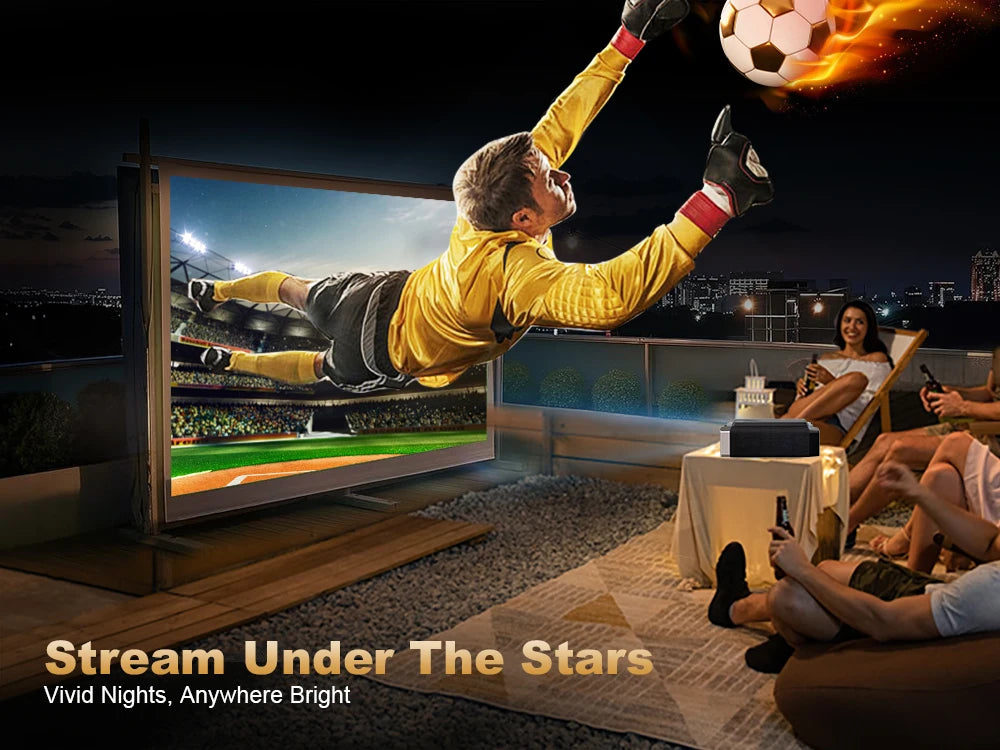 DESS 1080P Full HD Projector LED 4K WiFi Android Projectors Auto Focus C5 Enterprise Video Smart Home Theater Beamer For Meeting