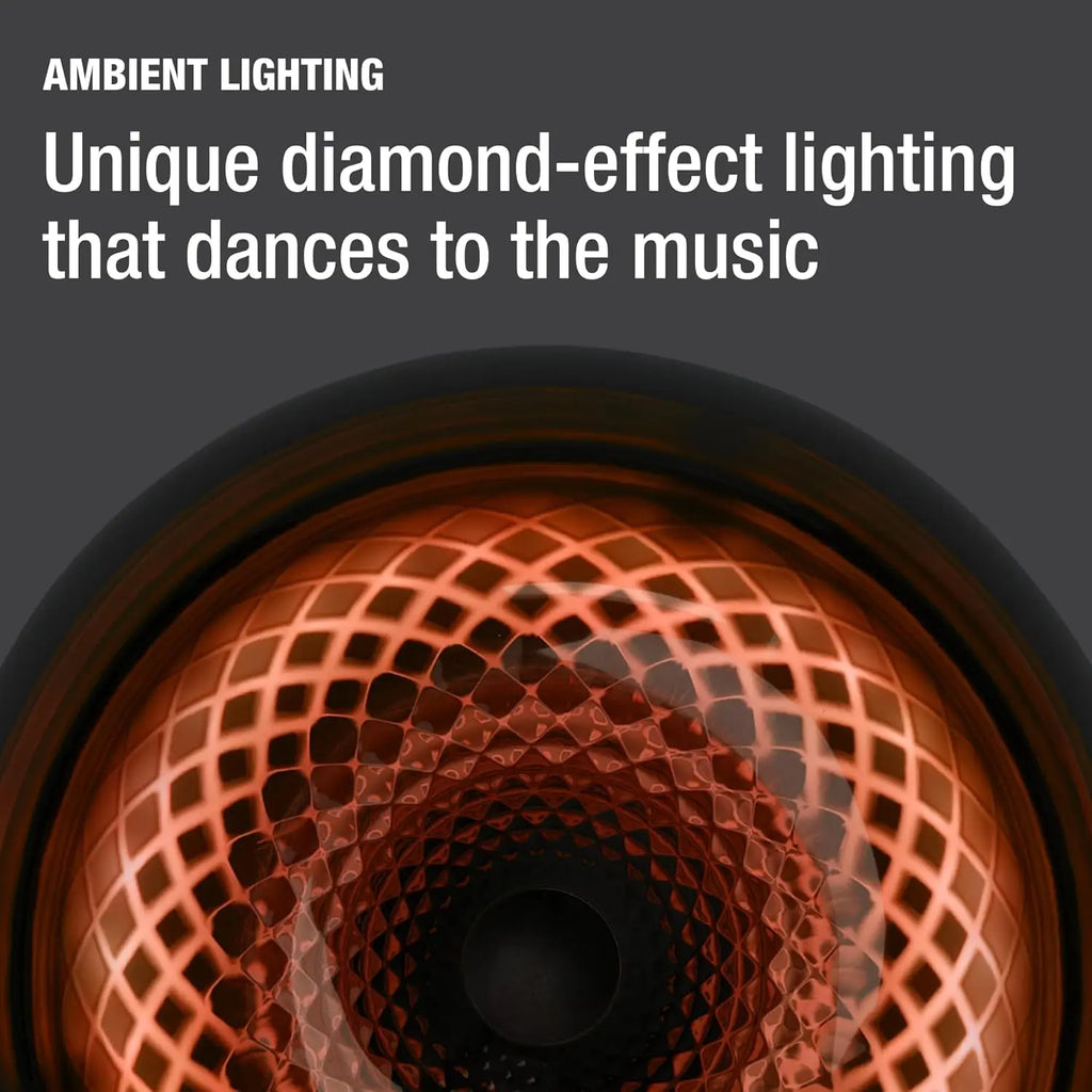 Harman Kardon Aura 4 Bluetooth Speaker Surround Sound Subwoofer 360 Degree LED RGB Ambilight Effect Wireless AC Plastic Cabinet