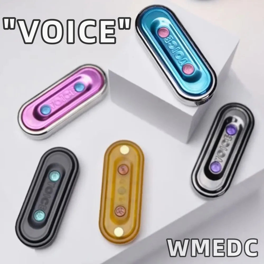 WMEDC VOICE Fidget Slider Stress Relief Toy Fidget Toys For Adults Anxiety Relief Gadgets Original Designs Push Slider