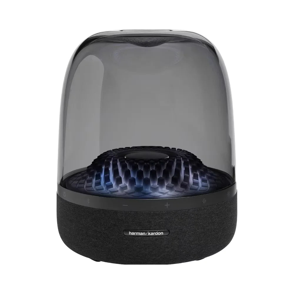 Harman Kardon Aura 4 Bluetooth Speaker Surround Sound Subwoofer 360 Degree LED RGB Ambilight Effect Wireless AC Plastic Cabinet